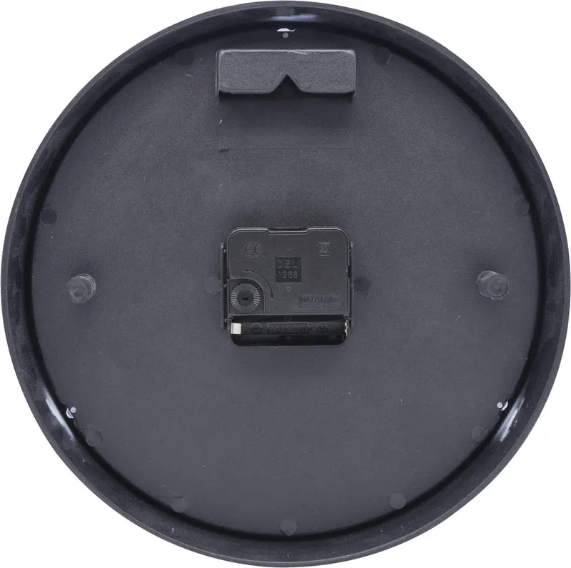 Wall clock - 26cm - Plastic - 'Peter'
