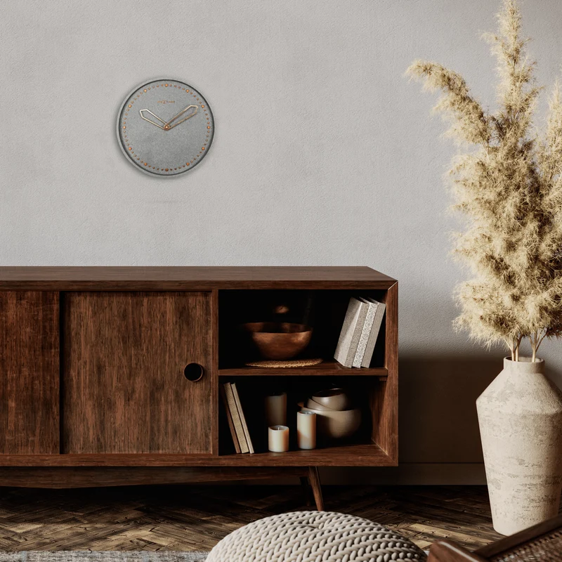 Wall clock - 35 cm - Polyresin - 'Cross'