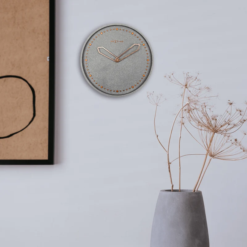 Wall clock - 35 cm - Polyresin - 'Cross'
