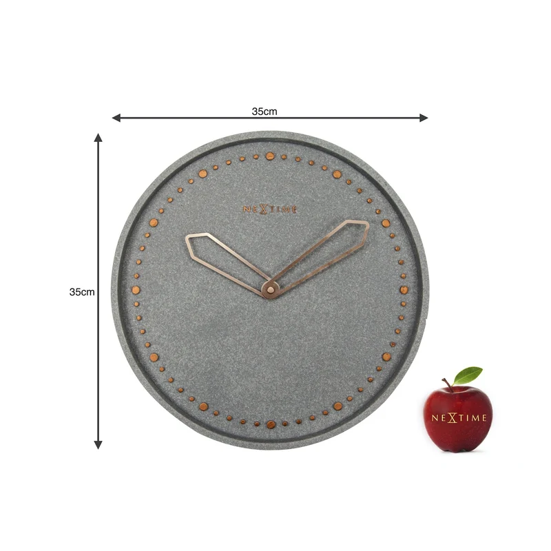 Wall clock - 35 cm - Polyresin - 'Cross'