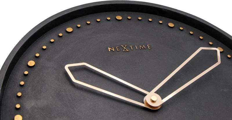 Wall clock - 35 cm - Polyresin - 'Cross'