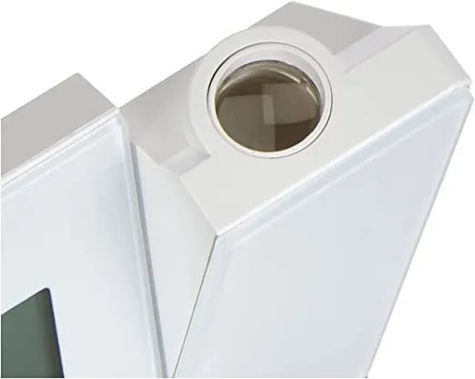 Wand-Projektionswecker - Funkgesteuert - Datums- und Temperaturanzeige - Techno Line WT 538 weiß