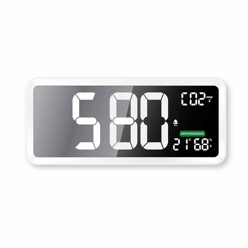 Luftqualitätsmessgerät - CO2-Messgerät - Großes Display - Technoline WL 1040