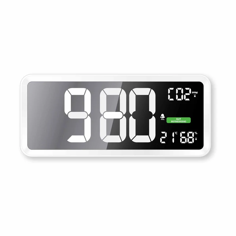 Luftqualitätsmessgerät - CO2-Messgerät - Großes Display - Technoline WL 1040