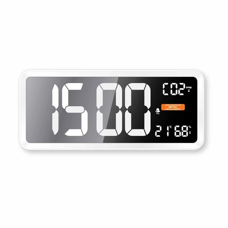 Luftqualitätsmessgerät - CO2-Messgerät - Großes Display - Technoline WL 1040