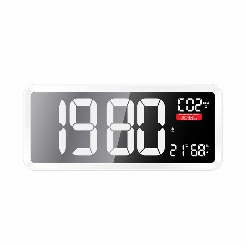 Luftqualitätsmessgerät - CO2-Messgerät - Großes Display - Technoline WL 1040