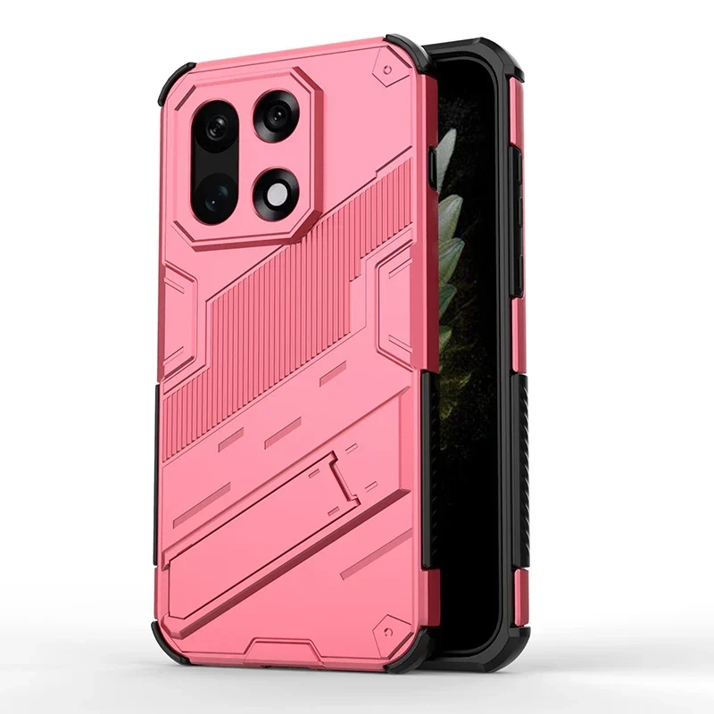 Schokbestendige Telefoonhoes met Standaard voor OnePlus 15 13 12 11 10 Nord Zwart Blauw Groen Rood Bescherming | Sansoti