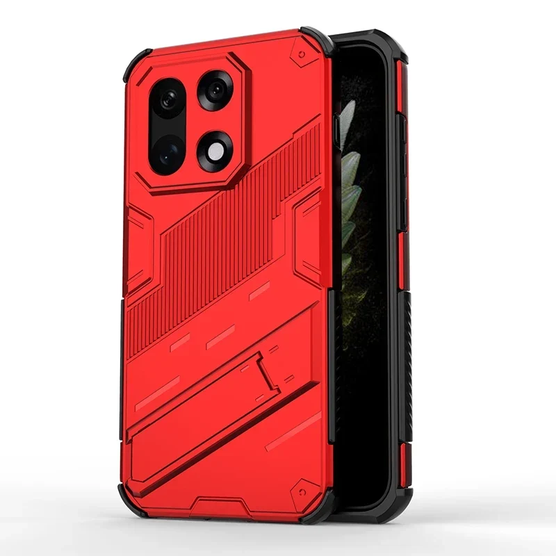 Schokbestendige Telefoonhoes met Standaard voor OnePlus 15 13 12 11 10 Nord Zwart Blauw Groen Rood Bescherming | Sansoti