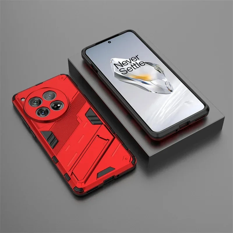 Schokbestendige Telefoonhoes met Standaard voor OnePlus 15 13 12 11 10 Nord Zwart Blauw Groen Rood Bescherming | Sansoti