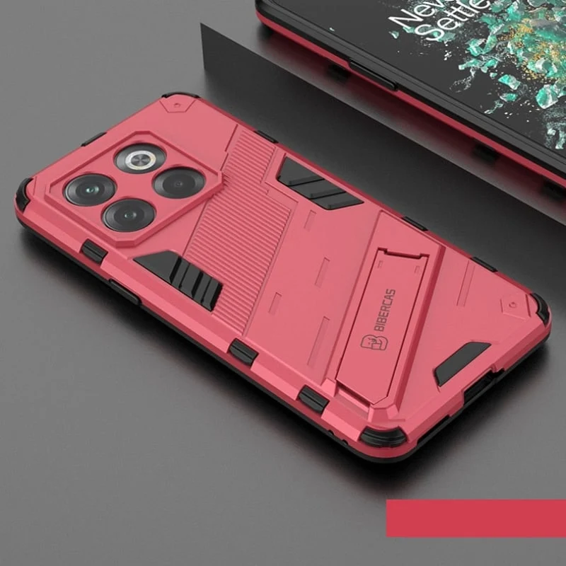 Schokbestendige Telefoonhoes met Standaard voor OnePlus 15 13 12 11 10 Nord Zwart Blauw Groen Rood Bescherming | Sansoti