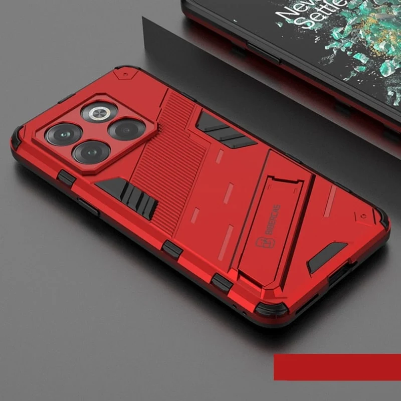 Schokbestendige Telefoonhoes met Standaard voor OnePlus 15 13 12 11 10 Nord Zwart Blauw Groen Rood Bescherming | Sansoti