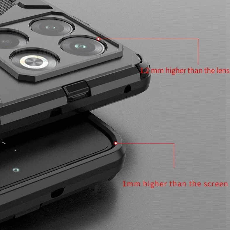 Schokbestendige Telefoonhoes met Standaard voor OnePlus 15 13 12 11 10 Nord Zwart Blauw Groen Rood Bescherming | Sansoti