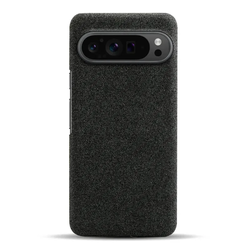 Telefoonhoesje met Stoffen Textuur voor Google Pixel 5 tot 11 Pro XL Schokbestendig Duurzaam Beschermhoes | Sansoti
