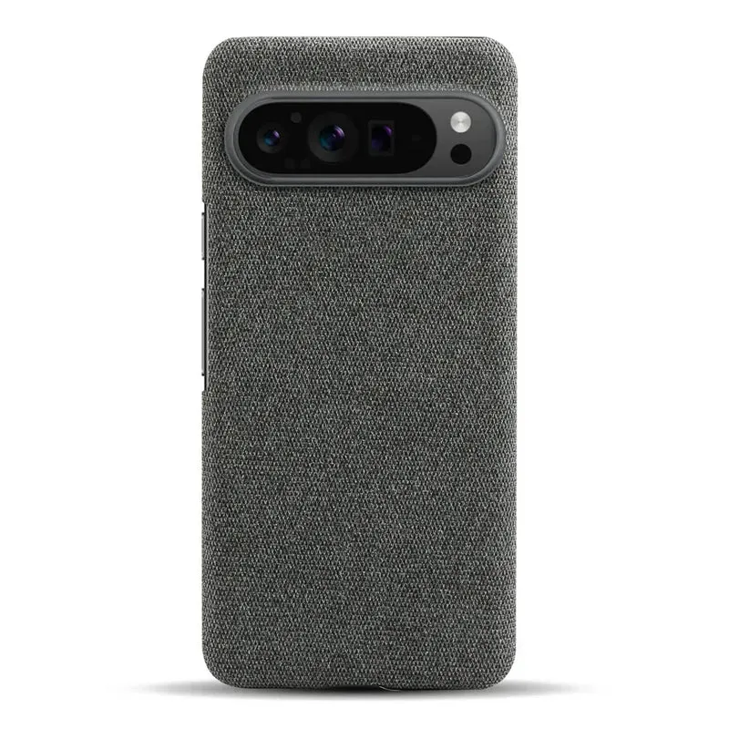 Telefoonhoesje met Stoffen Textuur voor Google Pixel 5 tot 11 Pro XL Schokbestendig Duurzaam Beschermhoes | Sansoti
