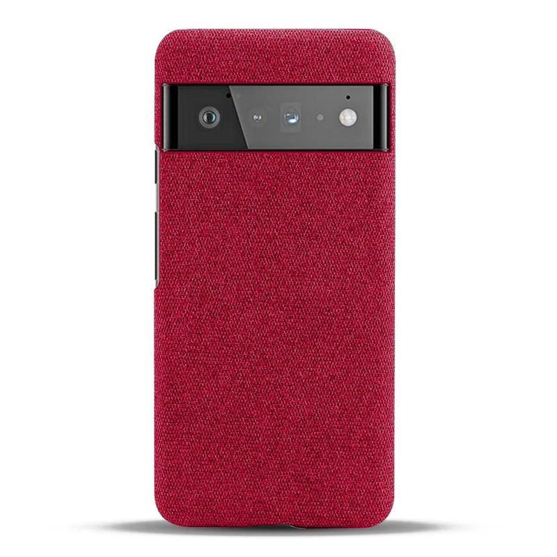 Telefoonhoesje met Stoffen Textuur voor Google Pixel 5 tot 11 Pro XL Schokbestendig Duurzaam Beschermhoes | Sansoti