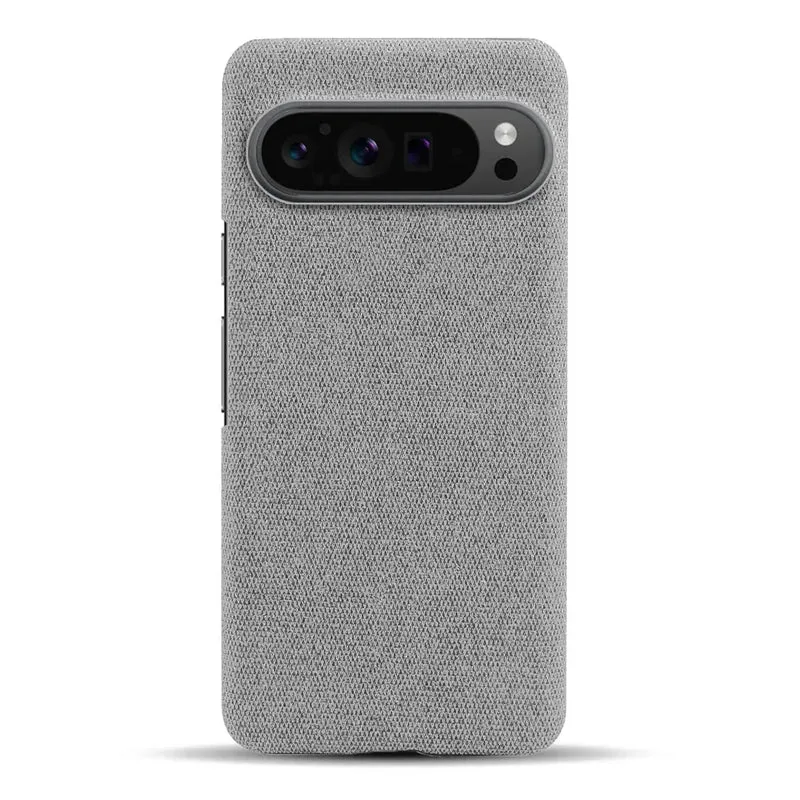 Telefoonhoesje met Stoffen Textuur voor Google Pixel 5 tot 11 Pro XL Schokbestendig Duurzaam Beschermhoes | Sansoti