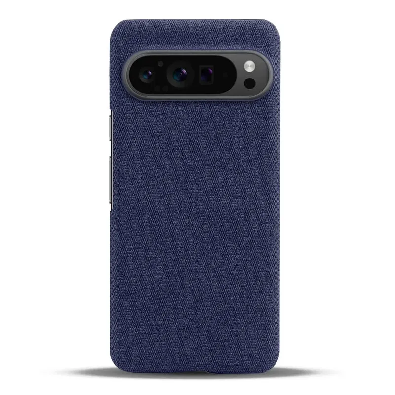 Telefoonhoesje met Stoffen Textuur voor Google Pixel 5 tot 11 Pro XL Schokbestendig Duurzaam Beschermhoes | Sansoti