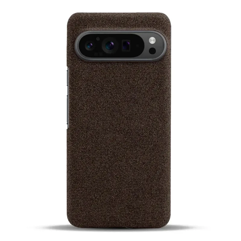 Telefoonhoesje met Stoffen Textuur voor Google Pixel 5 tot 11 Pro XL Schokbestendig Duurzaam Beschermhoes | Sansoti