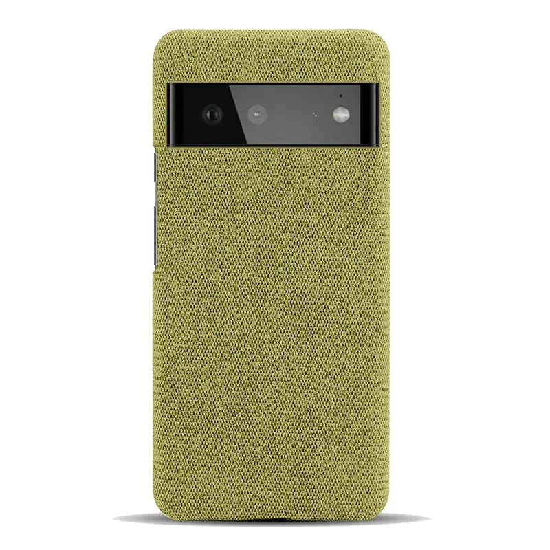 Telefoonhoesje met Stoffen Textuur voor Google Pixel 5 tot 11 Pro XL Schokbestendig Duurzaam Beschermhoes | Sansoti