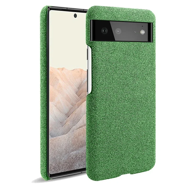 Telefoonhoesje met Stoffen Textuur voor Google Pixel 5 tot 11 Pro XL Schokbestendig Duurzaam Beschermhoes | Sansoti