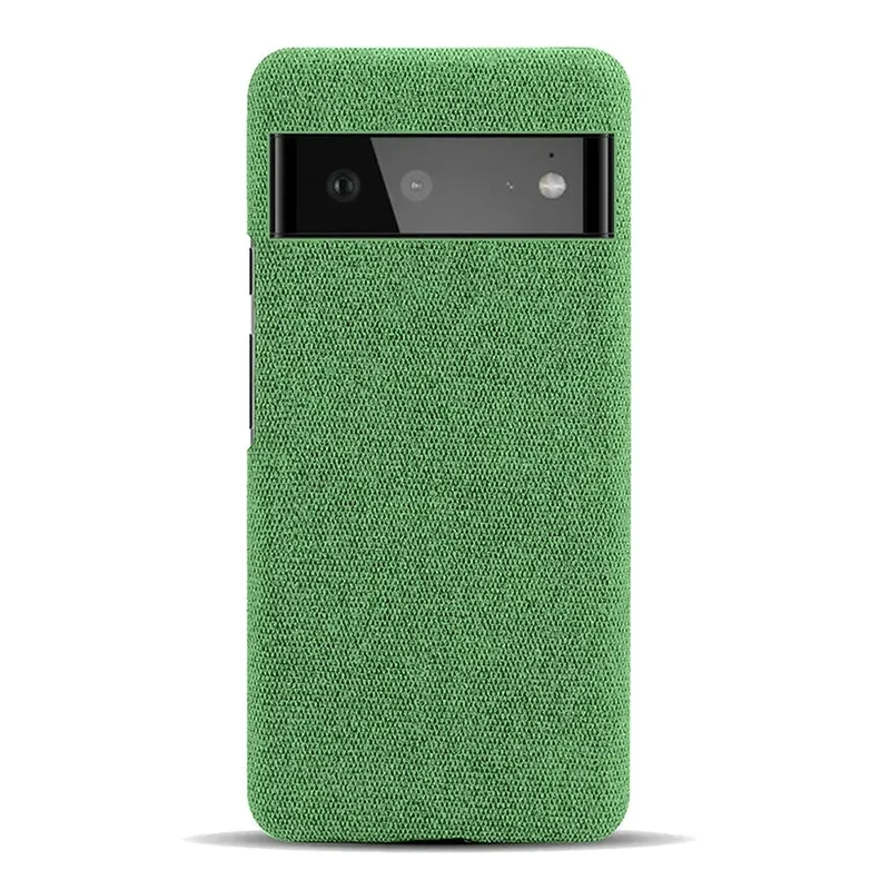 Telefoonhoesje met Stoffen Textuur voor Google Pixel 5 tot 11 Pro XL Schokbestendig Duurzaam Beschermhoes | Sansoti