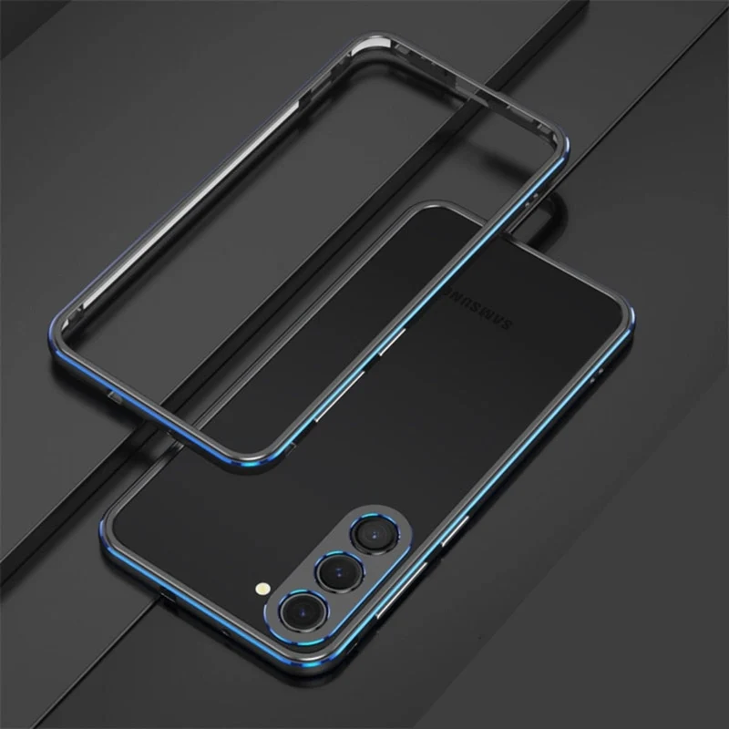 Aluminium Bumper Hoesje Samsung Galaxy Beschermframe Metalen Rand Schokbestendig Telefoonhoesje S22-S26 | Sansoti