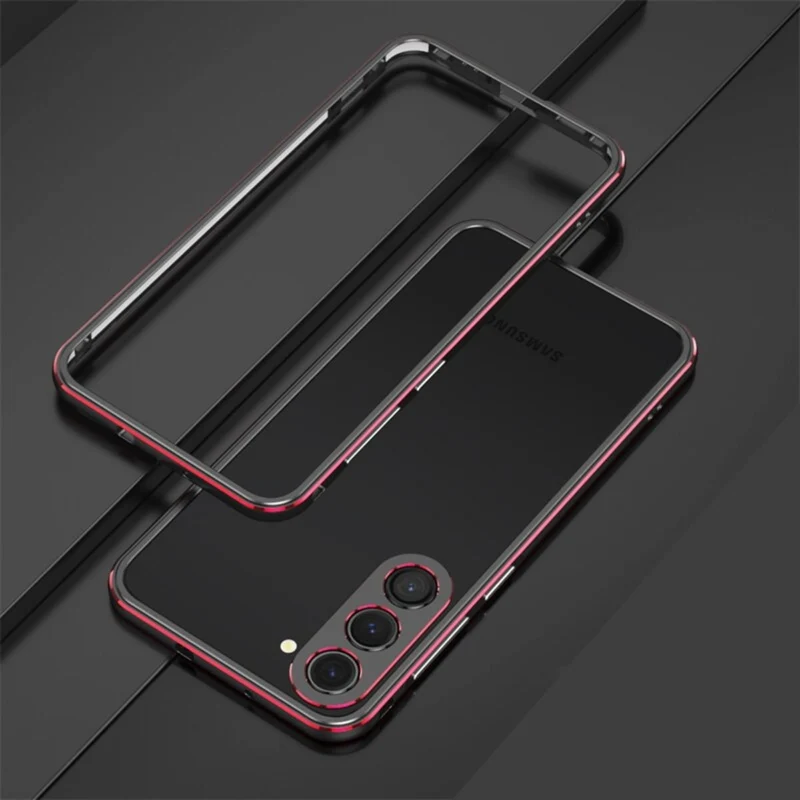 Aluminium Bumper Hoesje Samsung Galaxy Beschermframe Metalen Rand Schokbestendig Telefoonhoesje S22-S26 | Sansoti