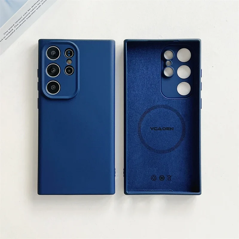 Vloeibaar Siliconen Telefoonhoesje Samsung Galaxy Slagvast Schokbestendig Beschermhoes Flexibel 20+ Kleuren | Sansoti