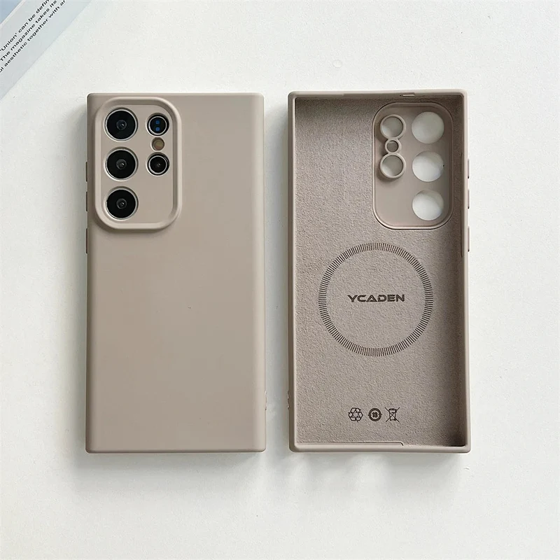 Vloeibaar Siliconen Telefoonhoesje Samsung Galaxy Slagvast Schokbestendig Beschermhoes Flexibel 20+ Kleuren | Sansoti