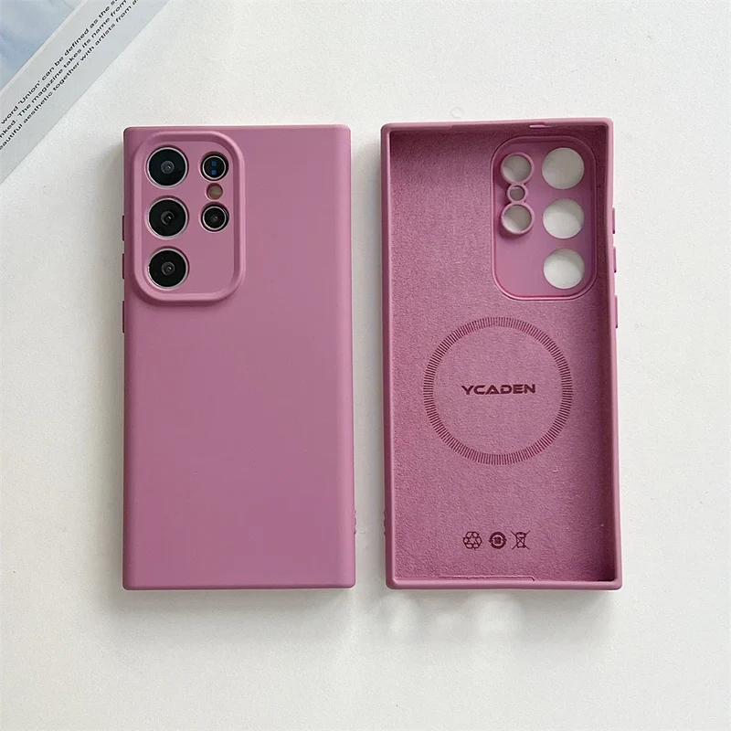 Vloeibaar Siliconen Telefoonhoesje Samsung Galaxy Slagvast Schokbestendig Beschermhoes Flexibel 20+ Kleuren | Sansoti