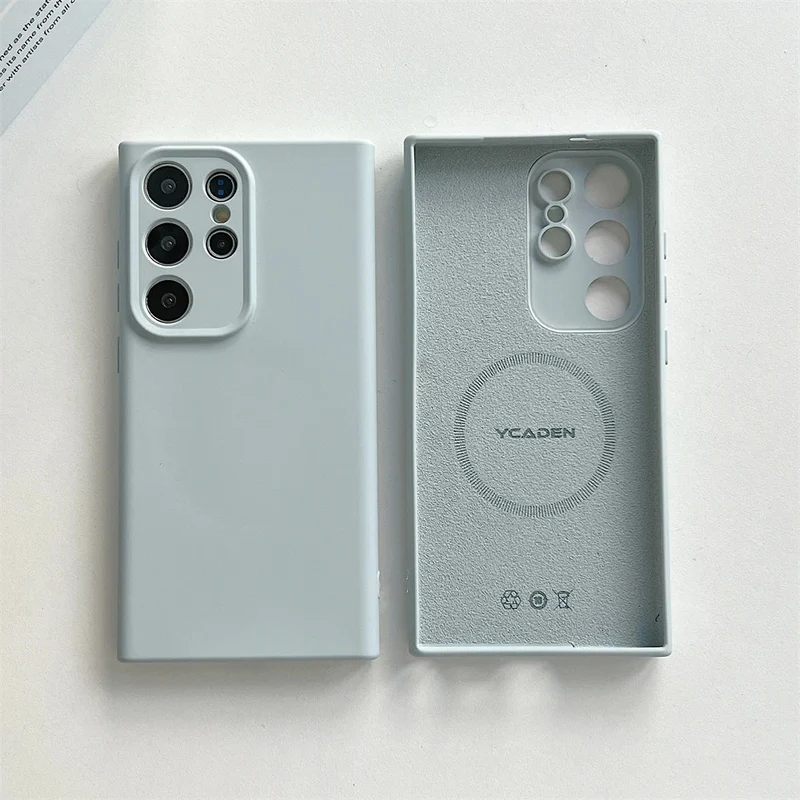 Vloeibaar Siliconen Telefoonhoesje Samsung Galaxy Slagvast Schokbestendig Beschermhoes Flexibel 20+ Kleuren | Sansoti