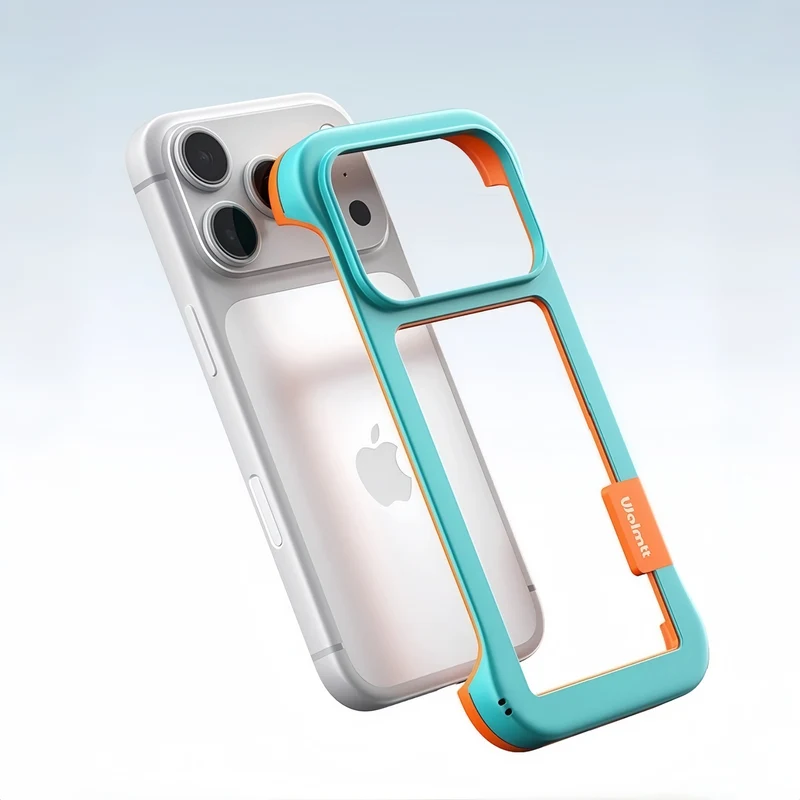Tweekleurig Schokbestendig Bumper Telefoonhoesje voor iPhone 12 tot 17 Transparant Beschermhoes TPU Siliconen | Sansoti