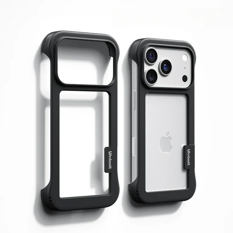 Tweekleurig Schokbestendig Bumper Telefoonhoesje voor iPhone 12 tot 17 Transparant Beschermhoes TPU Siliconen | Sansoti