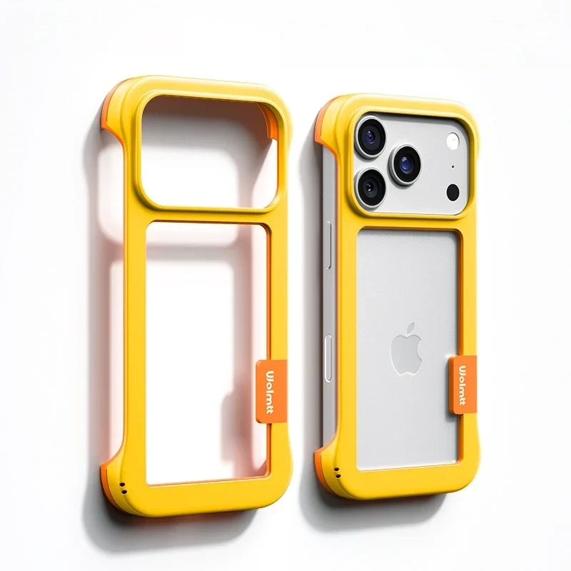 Tweekleurig Schokbestendig Bumper Telefoonhoesje voor iPhone 12 tot 17 Transparant Beschermhoes TPU Siliconen | Sansoti
