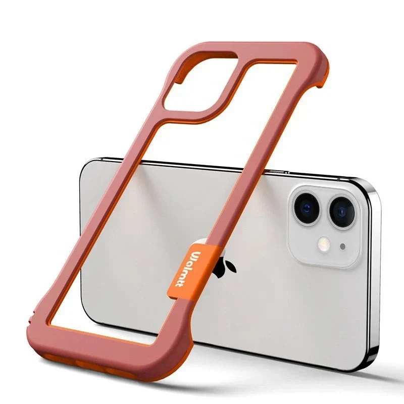 Tweekleurig Schokbestendig Bumper Telefoonhoesje voor iPhone 12 tot 17 Transparant Beschermhoes TPU Siliconen | Sansoti