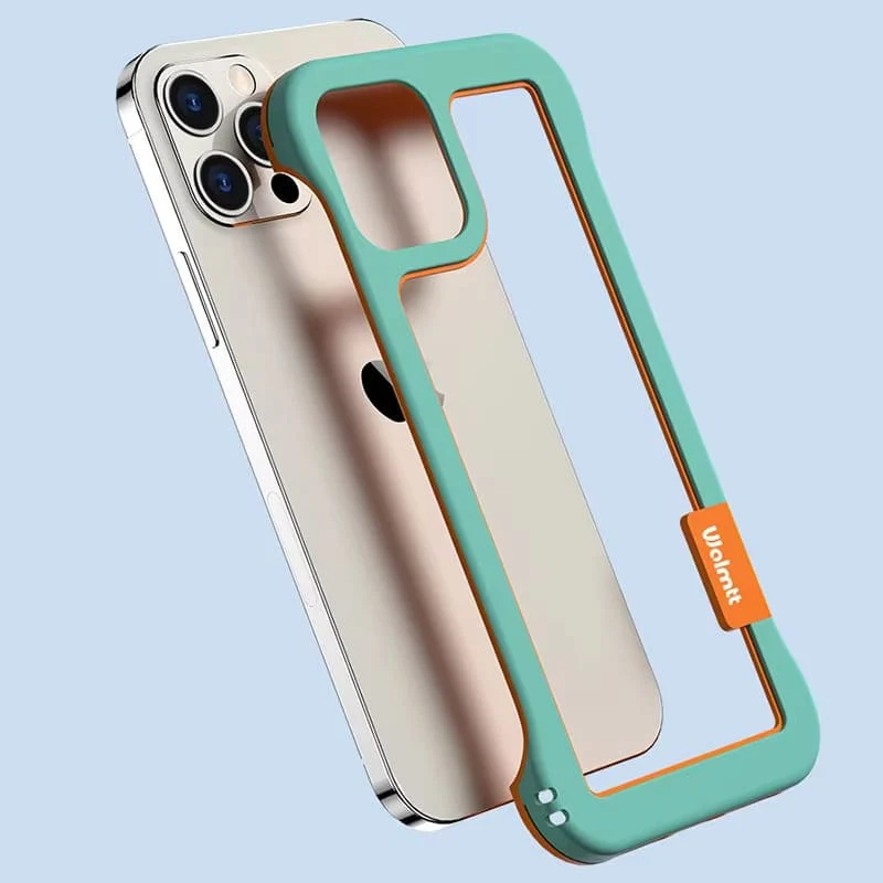 Tweekleurig Schokbestendig Bumper Telefoonhoesje voor iPhone 12 tot 17 Transparant Beschermhoes TPU Siliconen | Sansoti