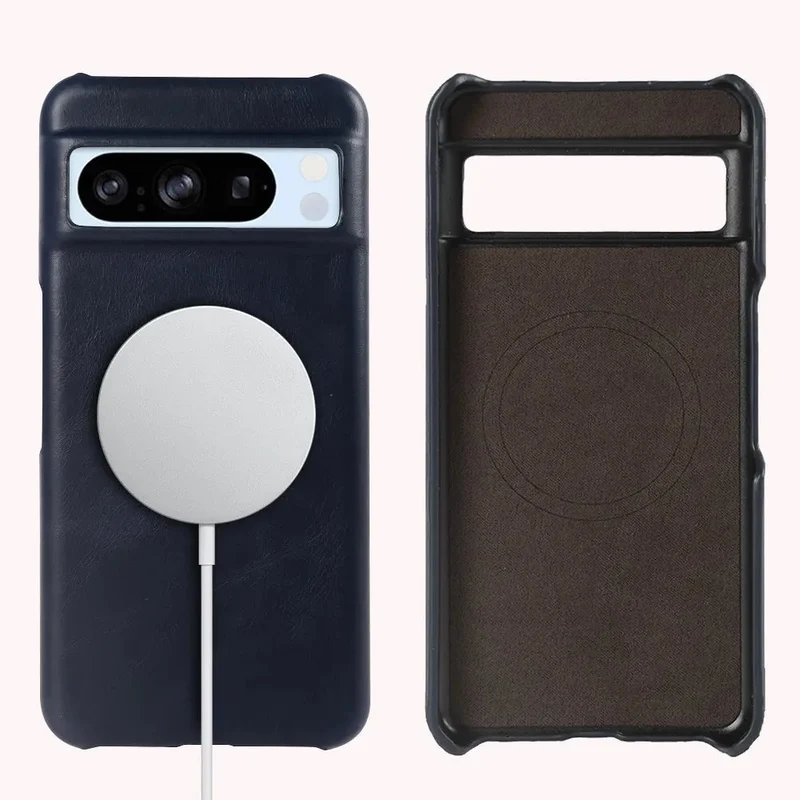 Lederen Telefoonhoesje Google Pixel Volnerf Wax-Afwerking Schokbestendig Beschermhoes Diverse Kleuren | Sansoti