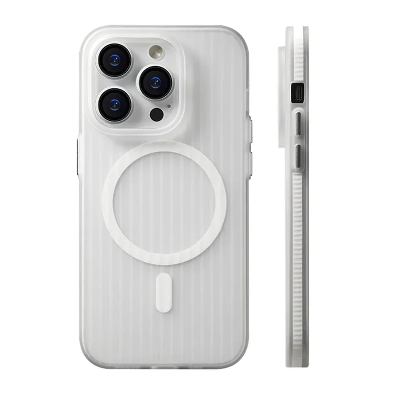 Antislip iPhone Hoesje Geribbeld TPU Beschermhoes Schokbestendig 12 13 14 15 16 17 Pro Max Air Precisie | Sansoti