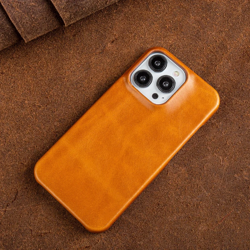 Leren iPhone Hoesje met Magnetische Ring | Draadloos Opladen | MagSafe Compatibel voor iPhone 11-17 Pro Max | Sansoti