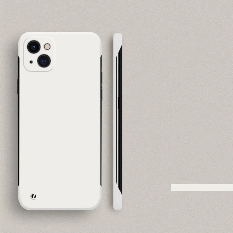 Ultradunne Telefoonhoes iPhone met Camerabescherming Polskoord Gat Minimalistische Stijlvolle Bescherming | Sansoti