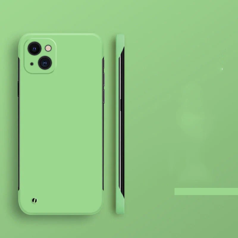Ultradunne Telefoonhoes iPhone met Camerabescherming Polskoord Gat Minimalistische Stijlvolle Bescherming | Sansoti
