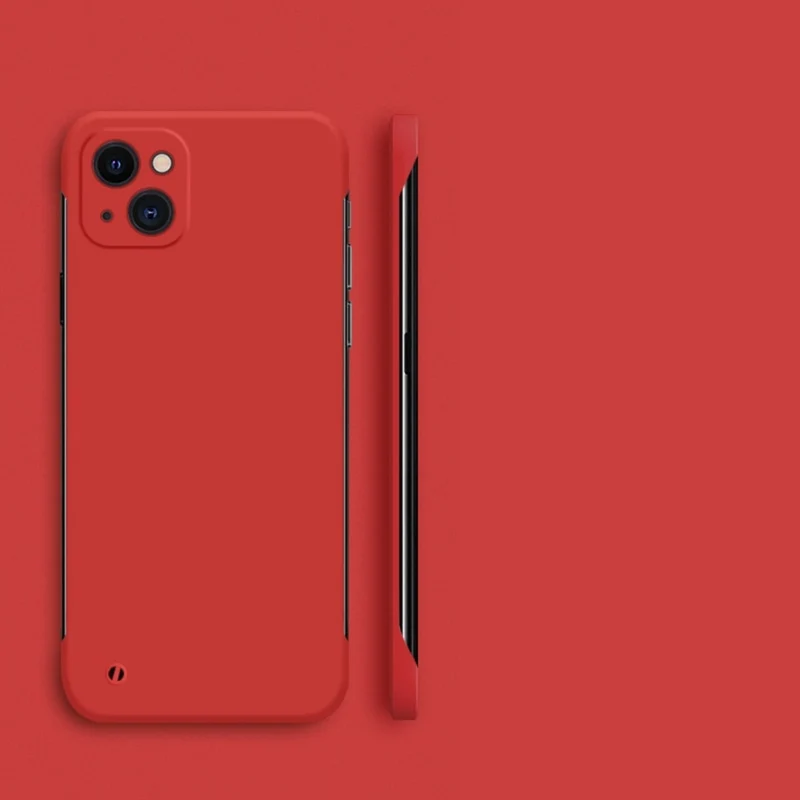 Ultradunne Telefoonhoes iPhone met Camerabescherming Polskoord Gat Minimalistische Stijlvolle Bescherming | Sansoti