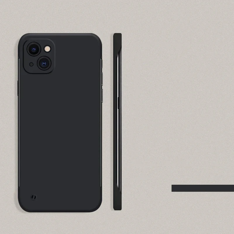 Ultradunne Telefoonhoes iPhone met Camerabescherming Polskoord Gat Minimalistische Stijlvolle Bescherming | Sansoti