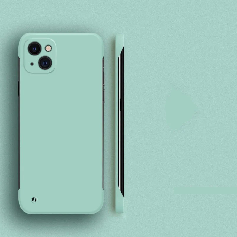 Ultradunne Telefoonhoes iPhone met Camerabescherming Polskoord Gat Minimalistische Stijlvolle Bescherming | Sansoti