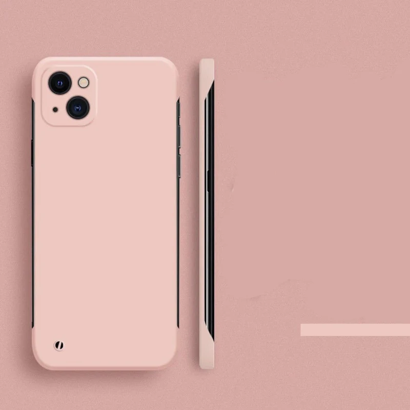 Ultradunne Telefoonhoes iPhone met Camerabescherming Polskoord Gat Minimalistische Stijlvolle Bescherming | Sansoti