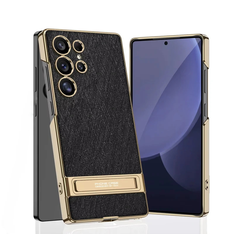 Samsung Telefoonhoesje met Standaard TPU Beschermhoes Schokbestendig Anti-Vingerafdruk Smal Design Slim Fit | Sansoti