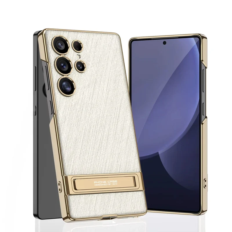 Samsung Telefoonhoesje met Standaard TPU Beschermhoes Schokbestendig Anti-Vingerafdruk Smal Design Slim Fit | Sansoti