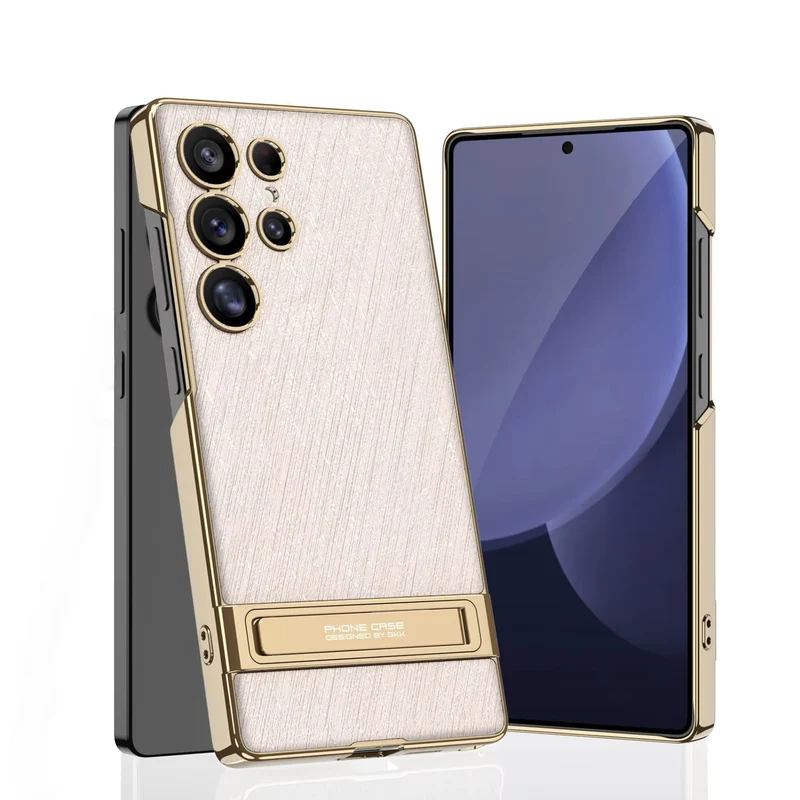 Samsung Telefoonhoesje met Standaard TPU Beschermhoes Schokbestendig Anti-Vingerafdruk Smal Design Slim Fit | Sansoti