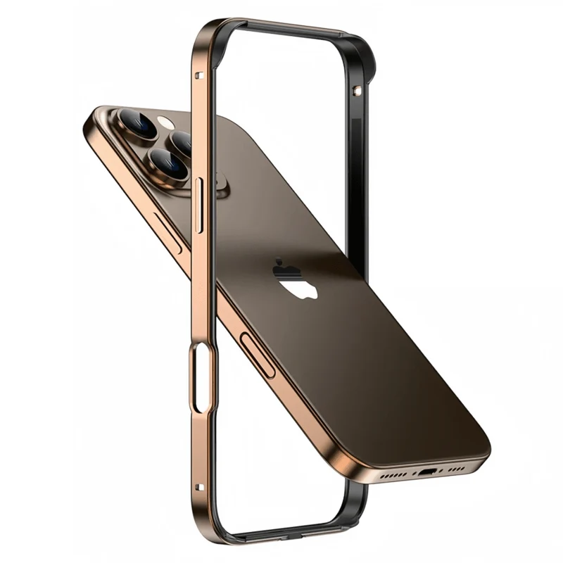 Aluminium Bumperframe iPhone Bescherming Minimalistisch Design Draadloos Opladen Compatibel Shockproof | Sansoti