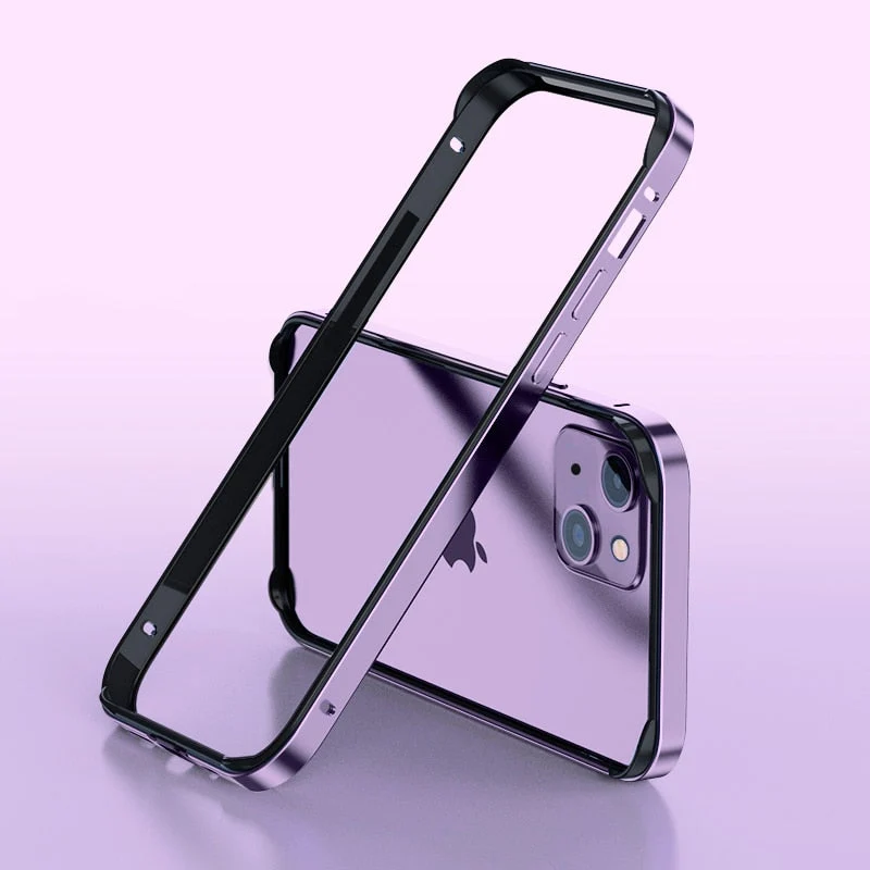 Aluminium Bumperframe iPhone Bescherming Minimalistisch Design Draadloos Opladen Compatibel Shockproof | Sansoti